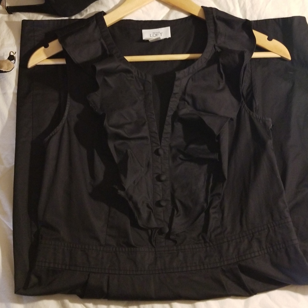 Black Ann Taylor Loft dress